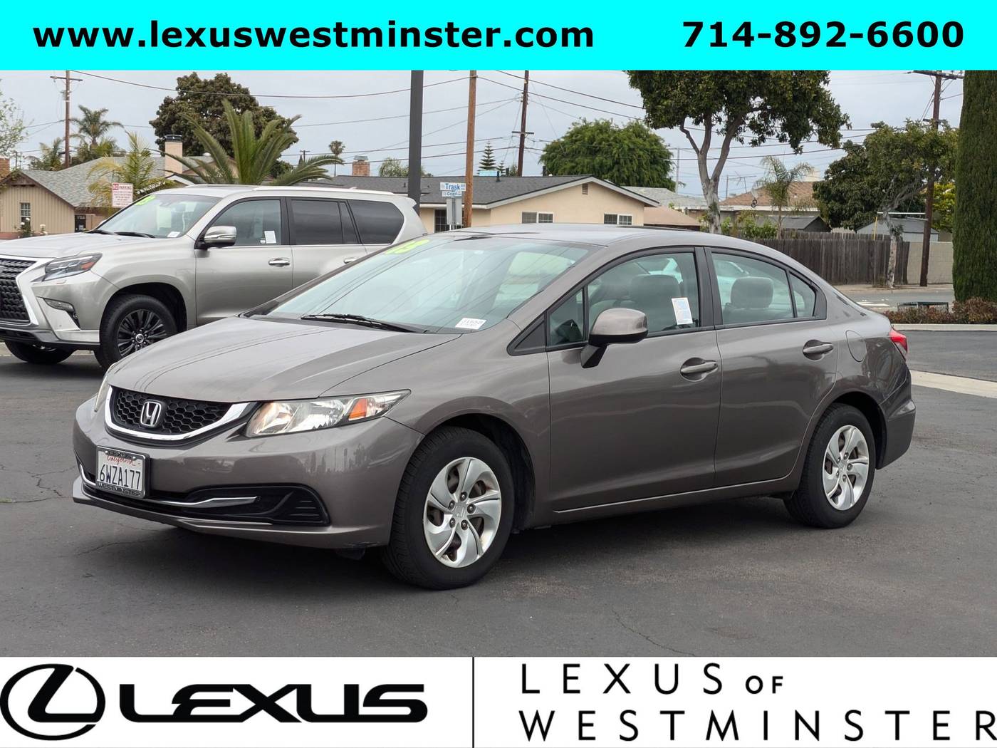 2013 Honda Civic LX — Sedan — 116,487 mi — Westminster, CA