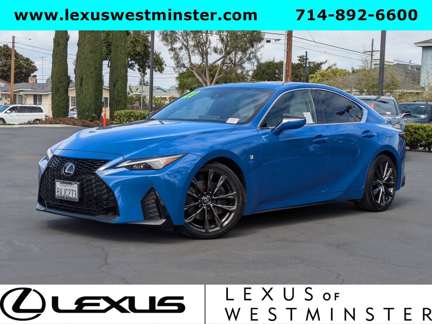 2021 Lexus IS IS 350 F SPORT — Sedan — 43,116 mi — Westminster, CA