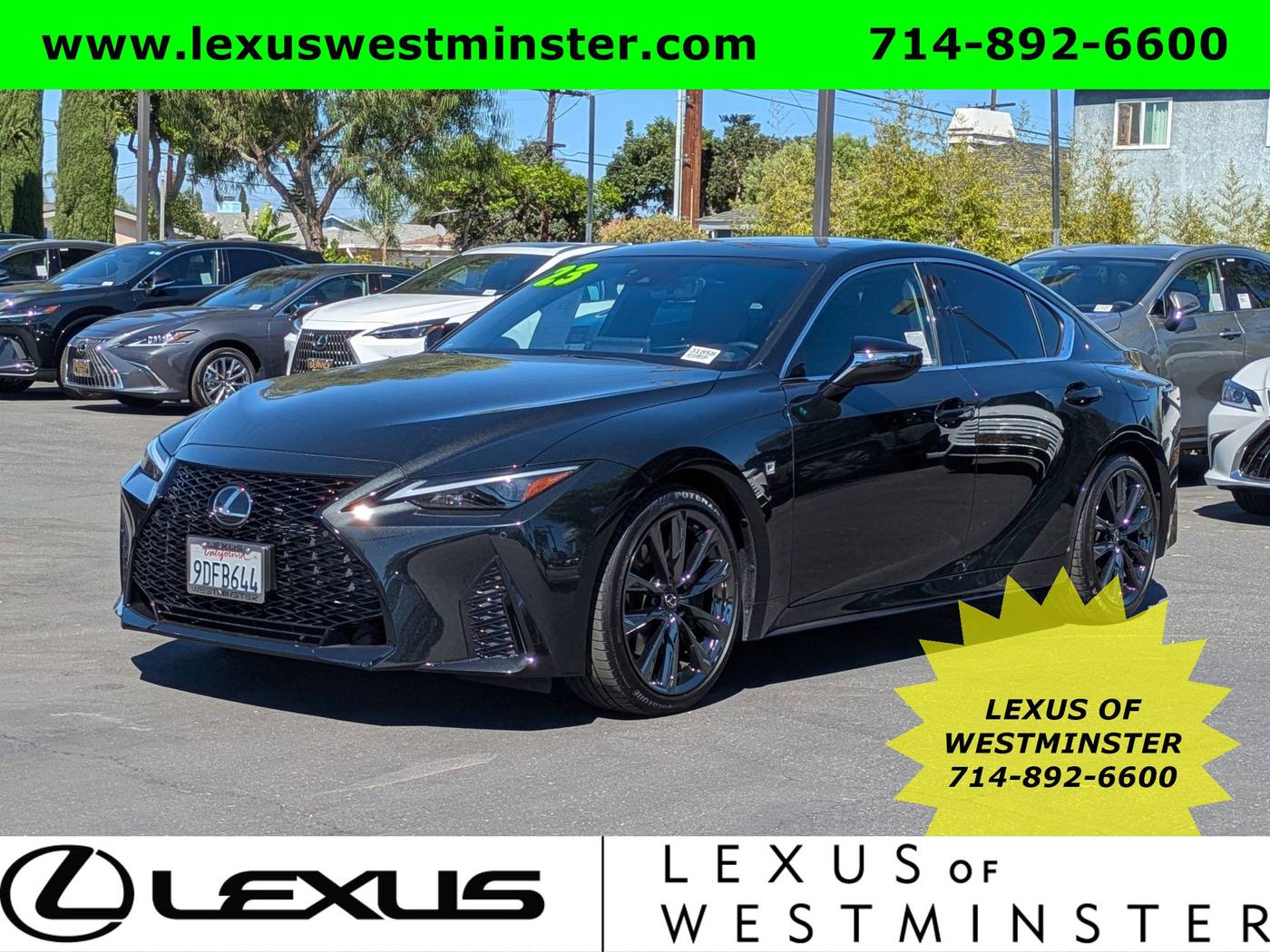 2023 Lexus IS IS 350 F SPORT — Sedan — 11,541 mi — Westminster, CA