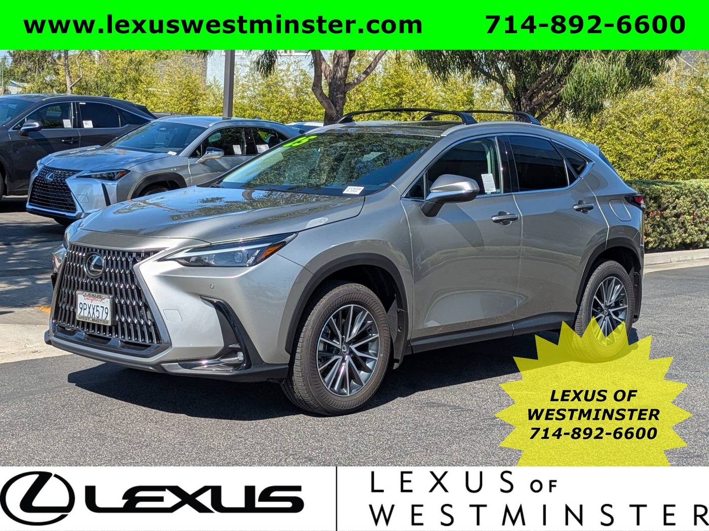 2025 Lexus NX NX 350 Premium — SUV — 7,091 mi — Westminster, CA