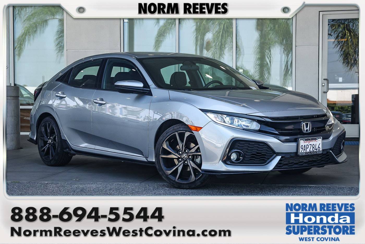 2018 Honda Civic Sport — Hatchback — 103,475 mi — West Covina, CA