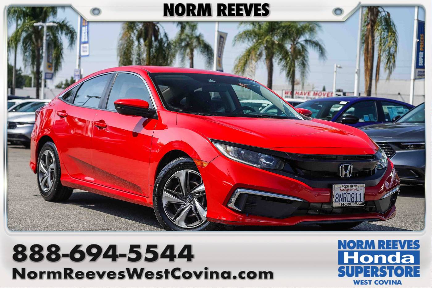 2019 Honda Civic LX — Sedan — 114,947 mi — West Covina, CA