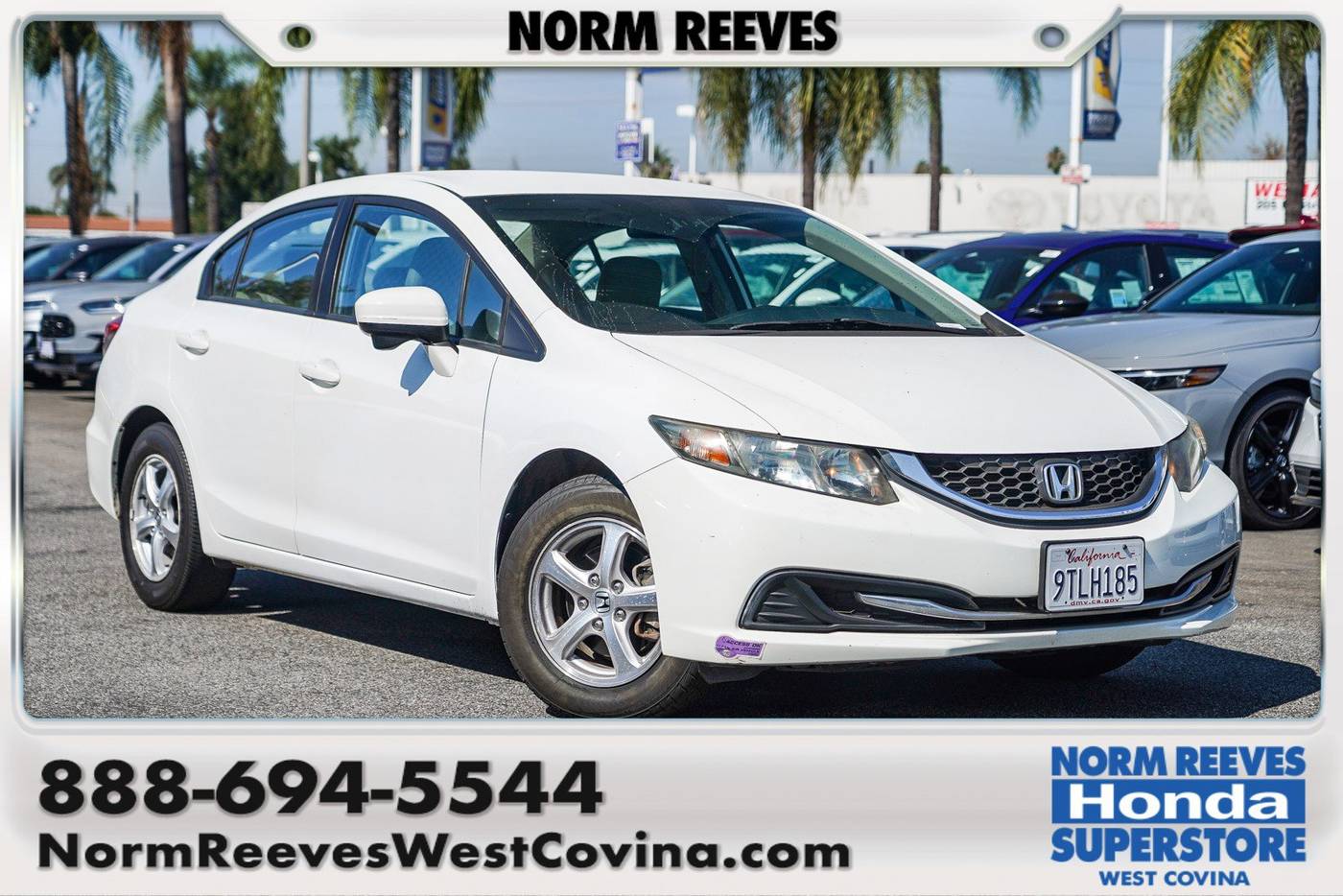 2015 Honda Civic CNG — Sedan — 29,596 mi — West Covina, CA