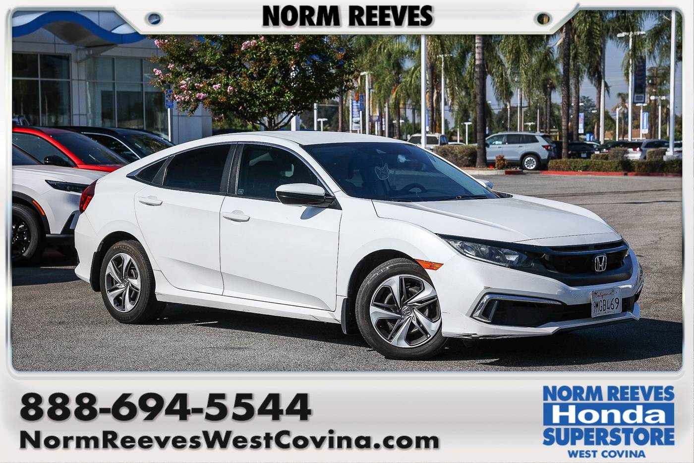 2020 Honda Civic LX — Sedan — 82,203 mi — West Covina, CA