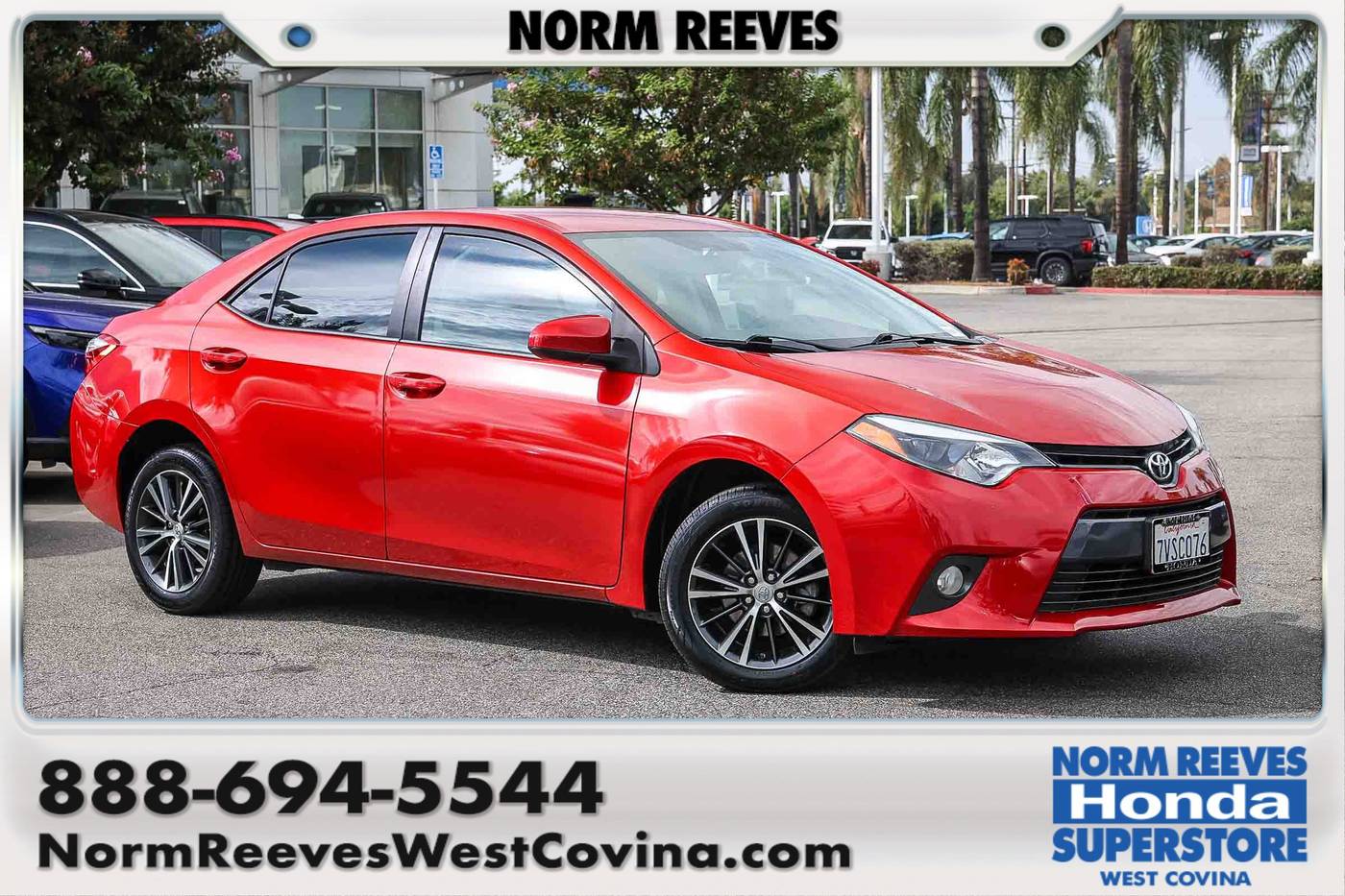 2016 Toyota Corolla S Plus — Sedan — 124,176 mi — West Covina, CA