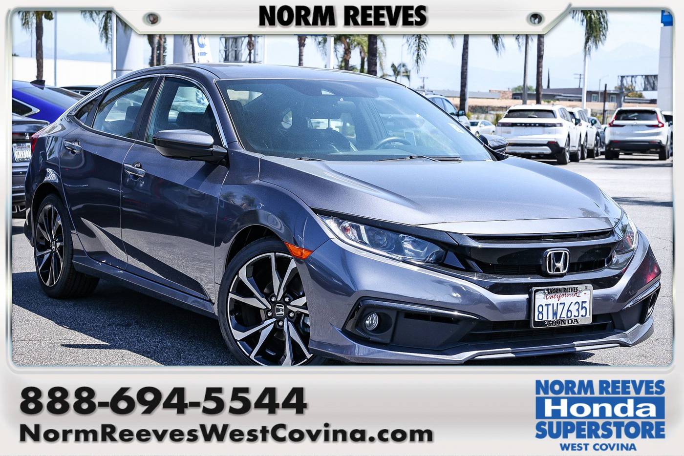 2020 Honda Civic Sport — Sedan — 60,866 mi — West Covina, CA