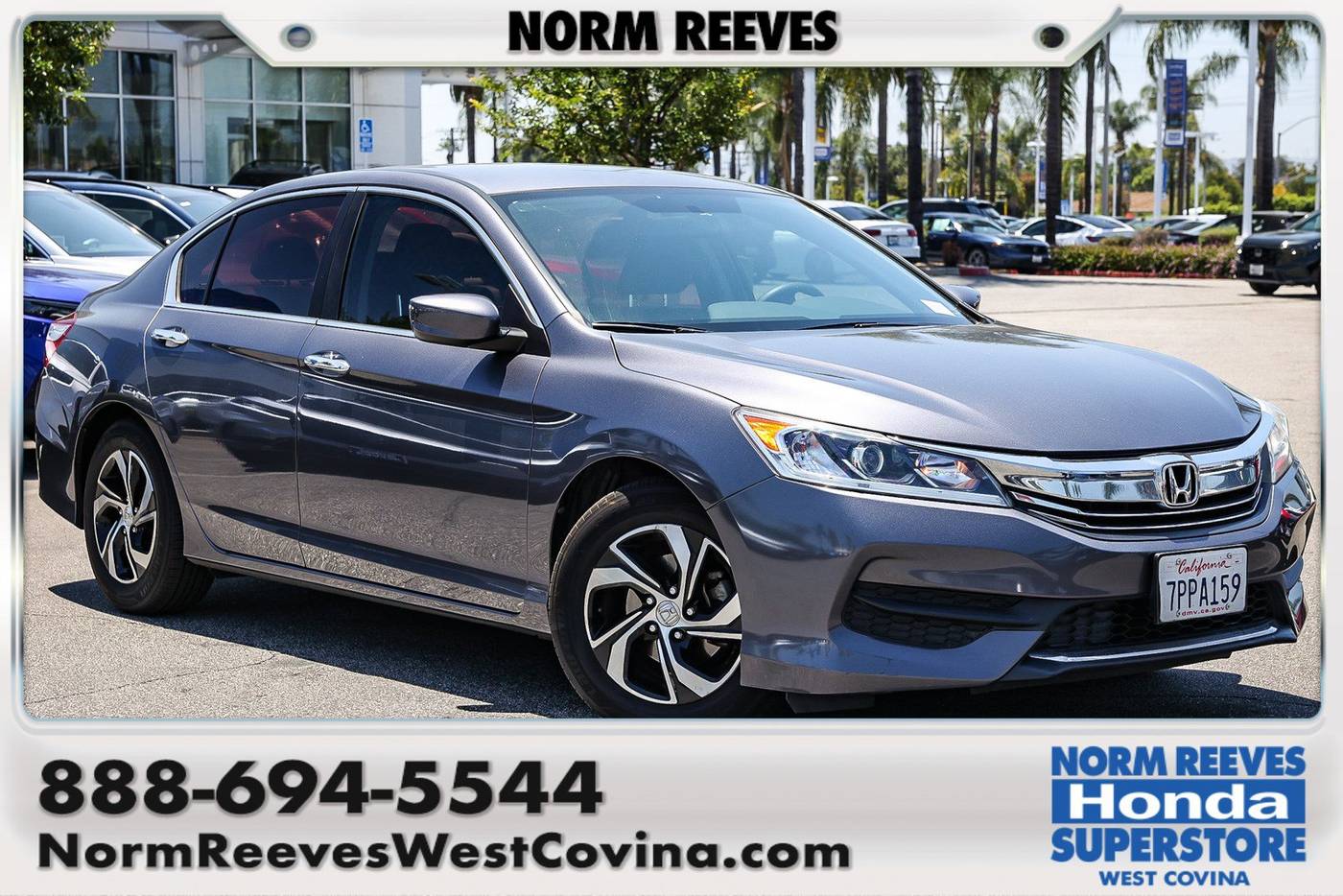 2016 Honda Accord LX — Sedan — 80,346 mi — West Covina, CA