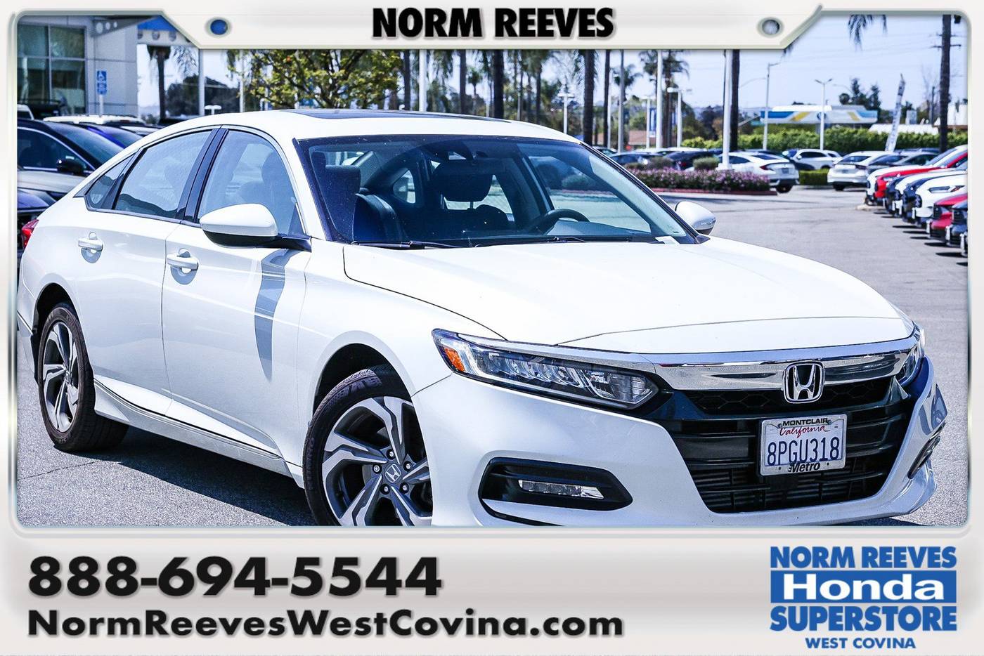 2020 Honda Accord EX — Sedan — 65,769 mi — West Covina, CA