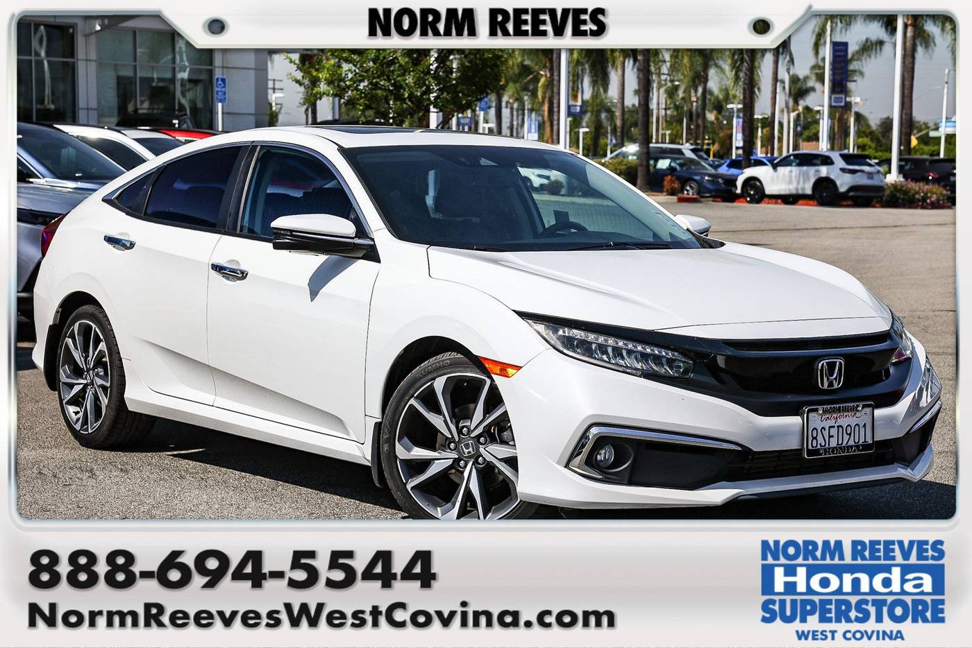 2020 Honda Civic Touring — Sedan — 80,811 mi — West Covina, CA