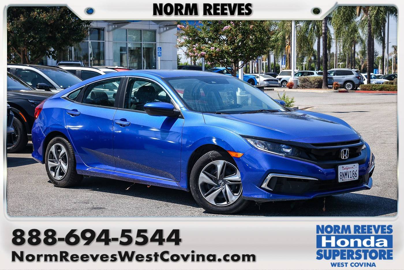 2019 Honda Civic LX — Sedan — 31,355 mi — West Covina, CA