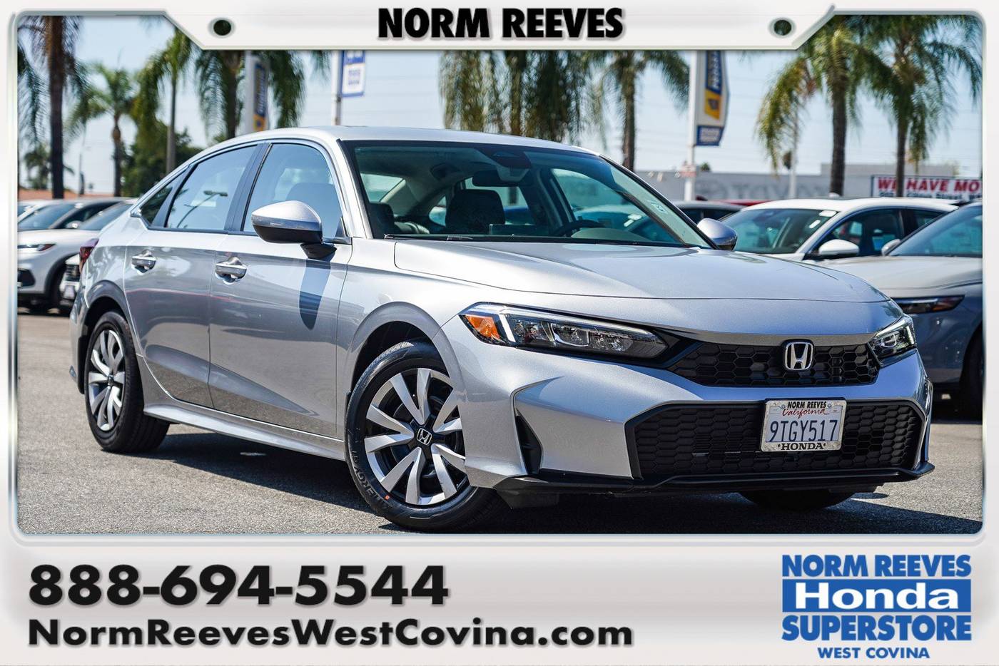 2025 Honda Civic LX — Sedan — 1,868 mi — West Covina, CA