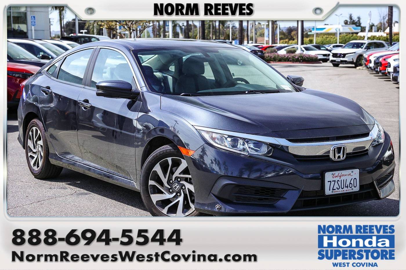2017 Honda Civic EX — Sedan — 32,755 mi — West Covina, CA