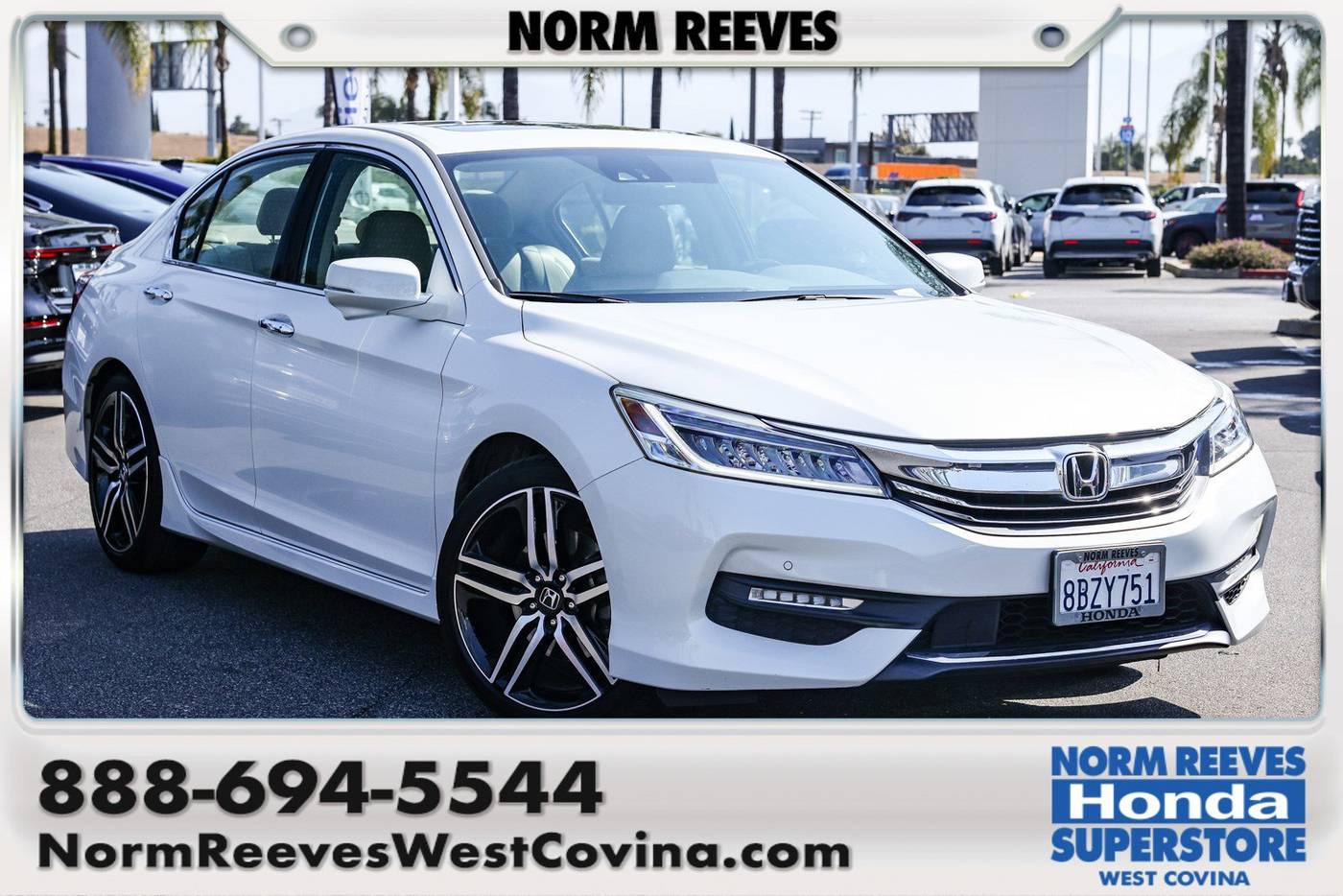 2017 Honda Accord Touring — Sedan — 73,989 mi — West Covina, CA