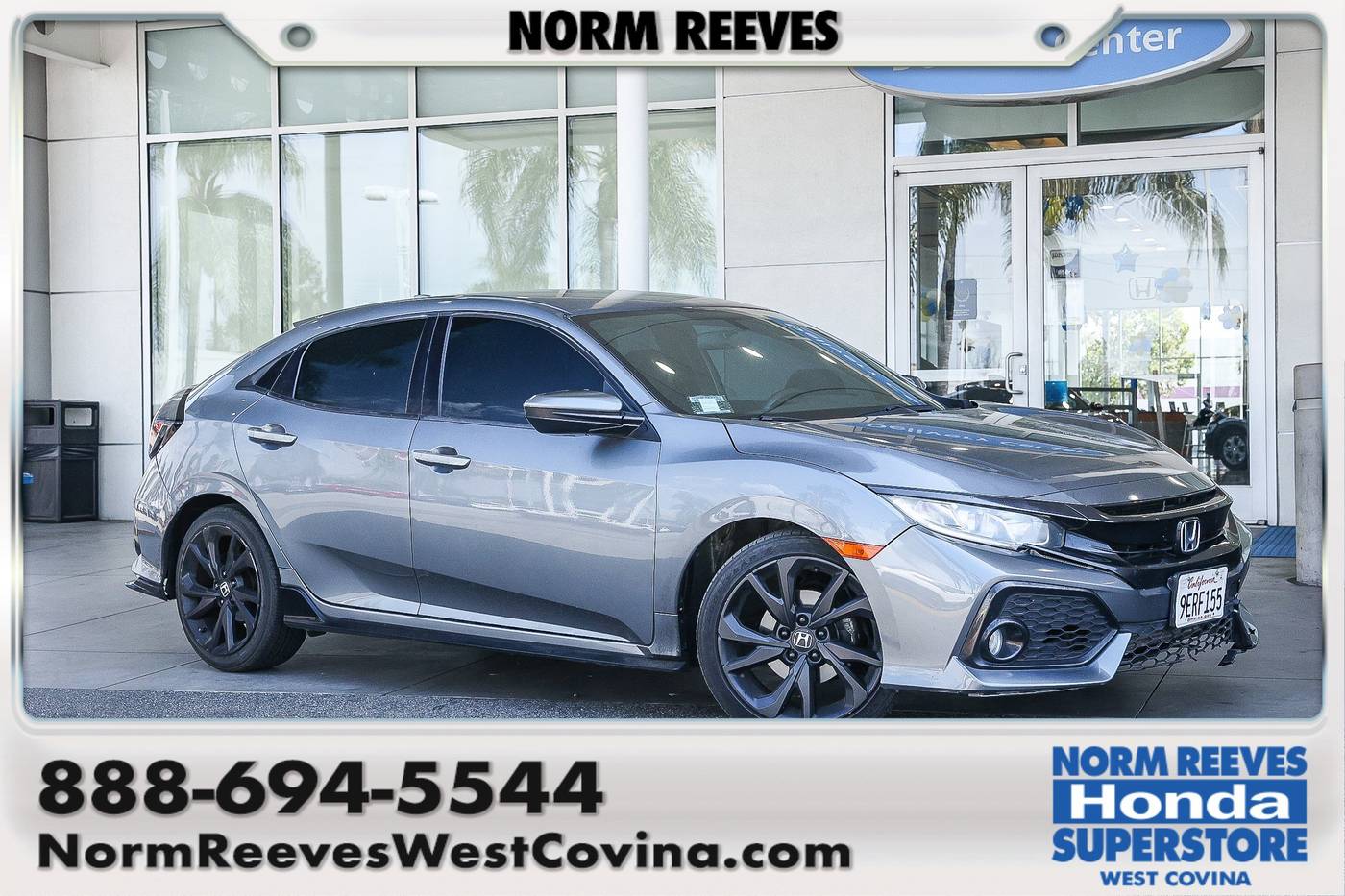 2018 Honda Civic Sport — Hatchback — 87,796 mi — West Covina, CA