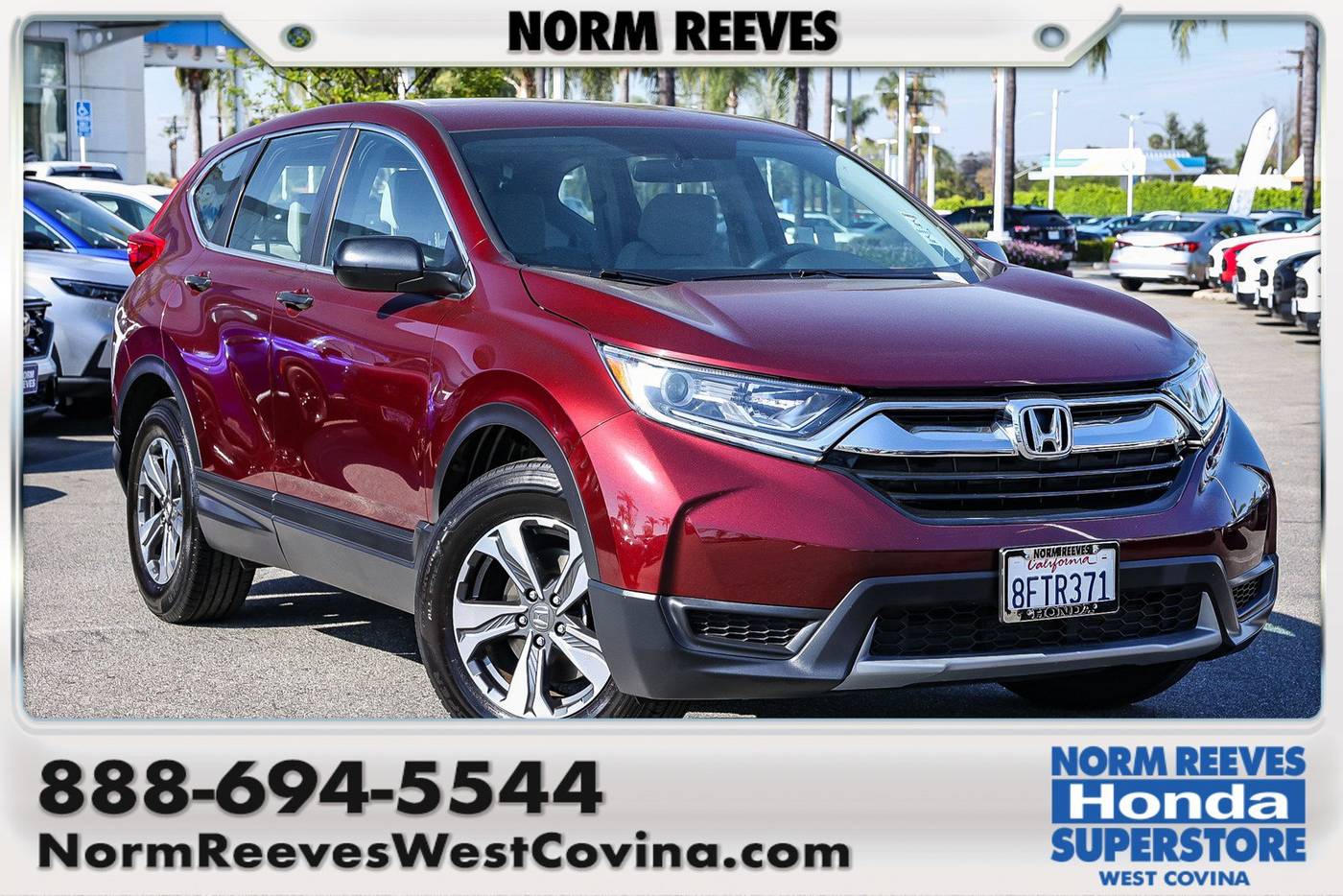 2018 Honda CR-V LX — SUV — 38,550 mi — West Covina, CA