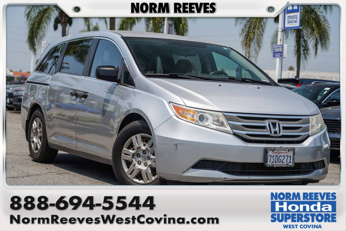 2012 Honda Odyssey LX — Minivan — 71,741 mi — West Covina, CA