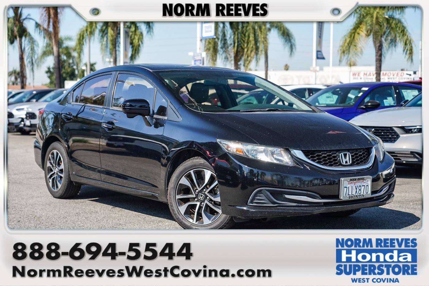 2015 Honda Civic EX — Sedan — 103,076 mi — West Covina, CA