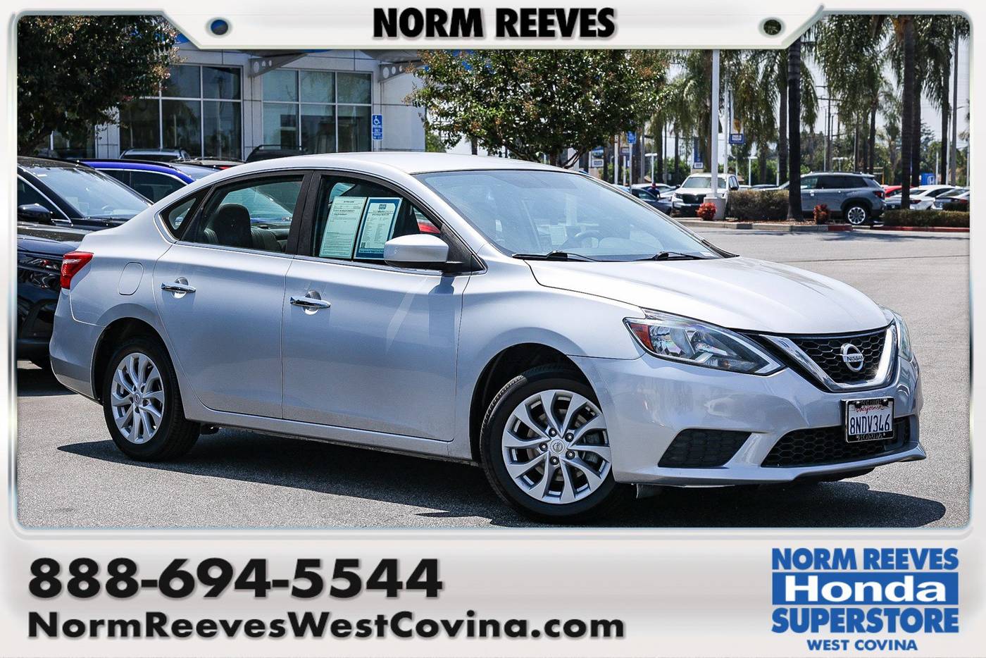 2018 Nissan Sentra SV — Sedan — 119,820 mi — West Covina, CA