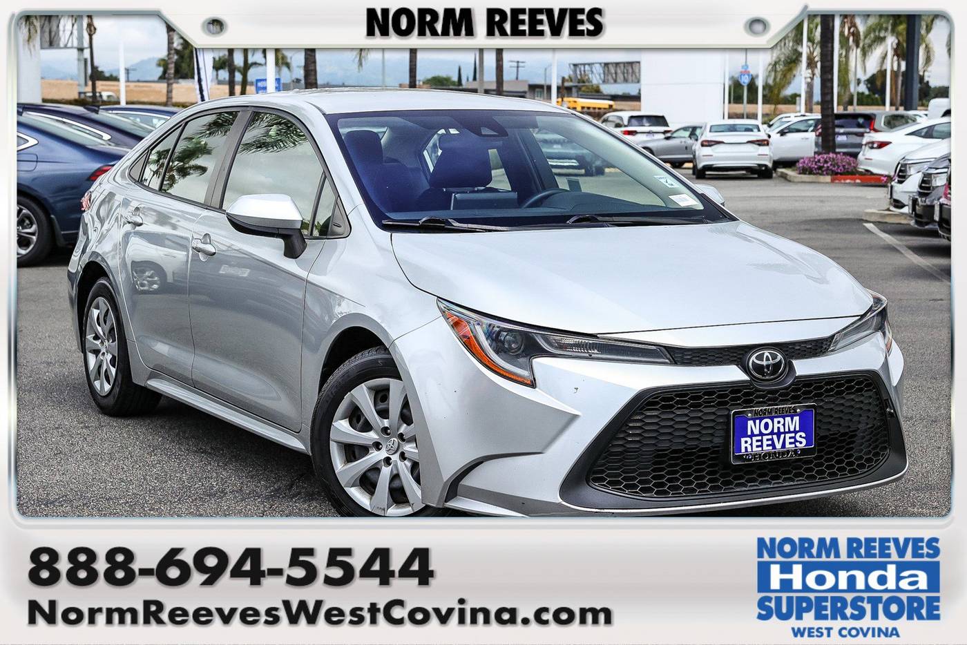 2021 Toyota Corolla LE — Sedan — 44,231 mi — West Covina, CA