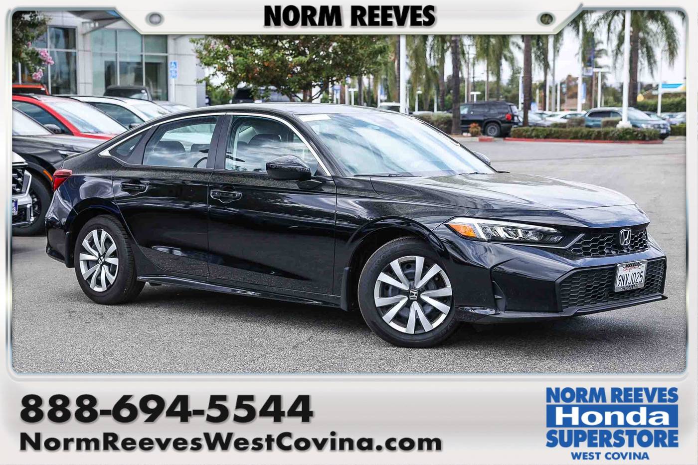 2025 Honda Civic LX — Sedan — 3,931 mi — West Covina, CA