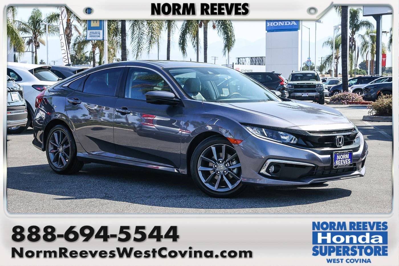 2020 Honda Civic EX — Sedan — 51,943 mi — West Covina, CA