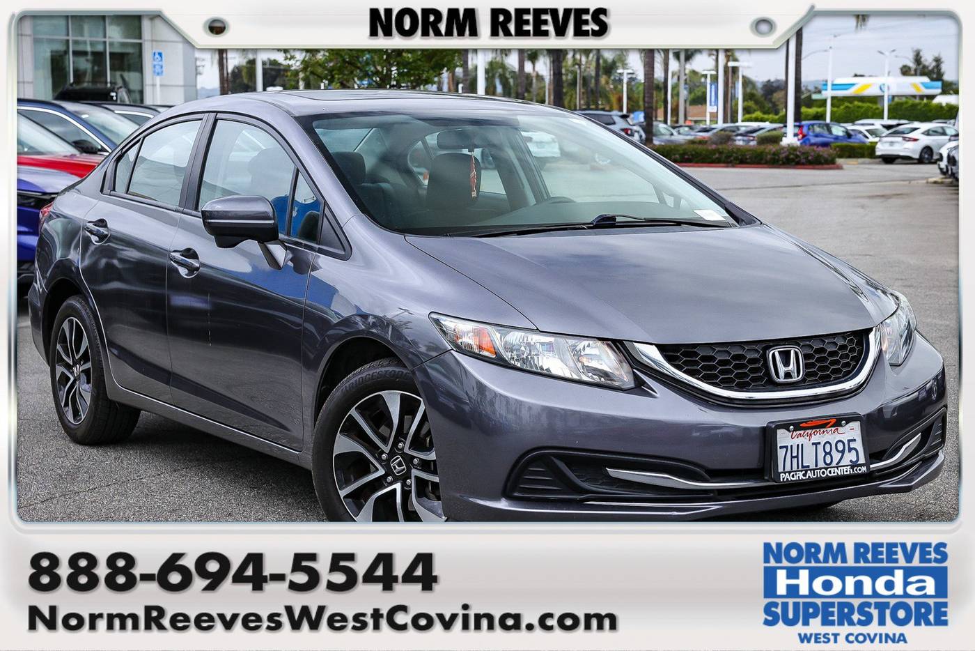 2015 Honda Civic EX — Sedan — 117,219 mi — West Covina, CA