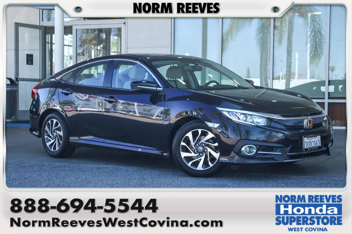 2016 Honda Civic EX — Sedan — 126,269 mi — West Covina, CA