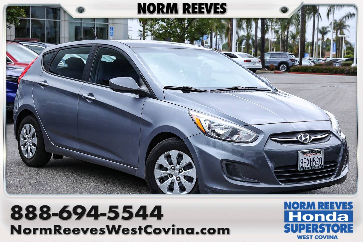 2017 Hyundai Accent SE — Hatchback — 88,305 mi — West Covina, CA
