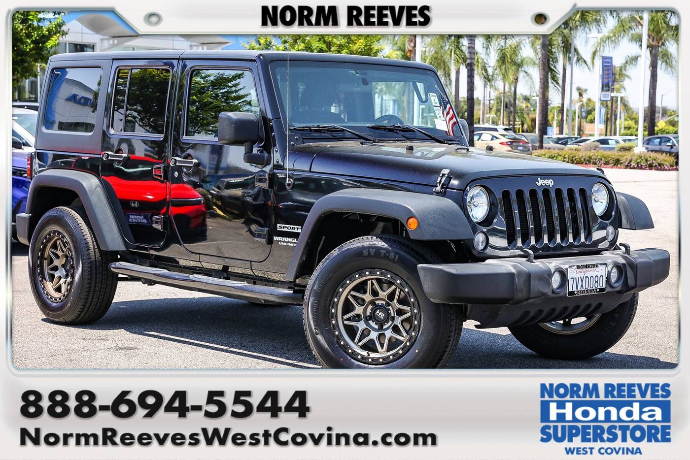 2017 Jeep Wrangler Sport — SUV — 67,558 mi — West Covina, CA