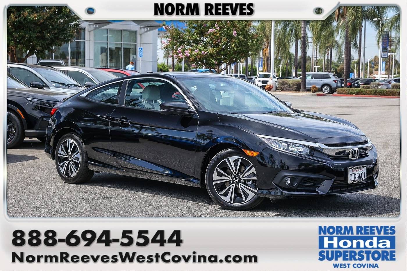 2016 Honda Civic EX-T — Coupe — 20,115 mi — West Covina, CA