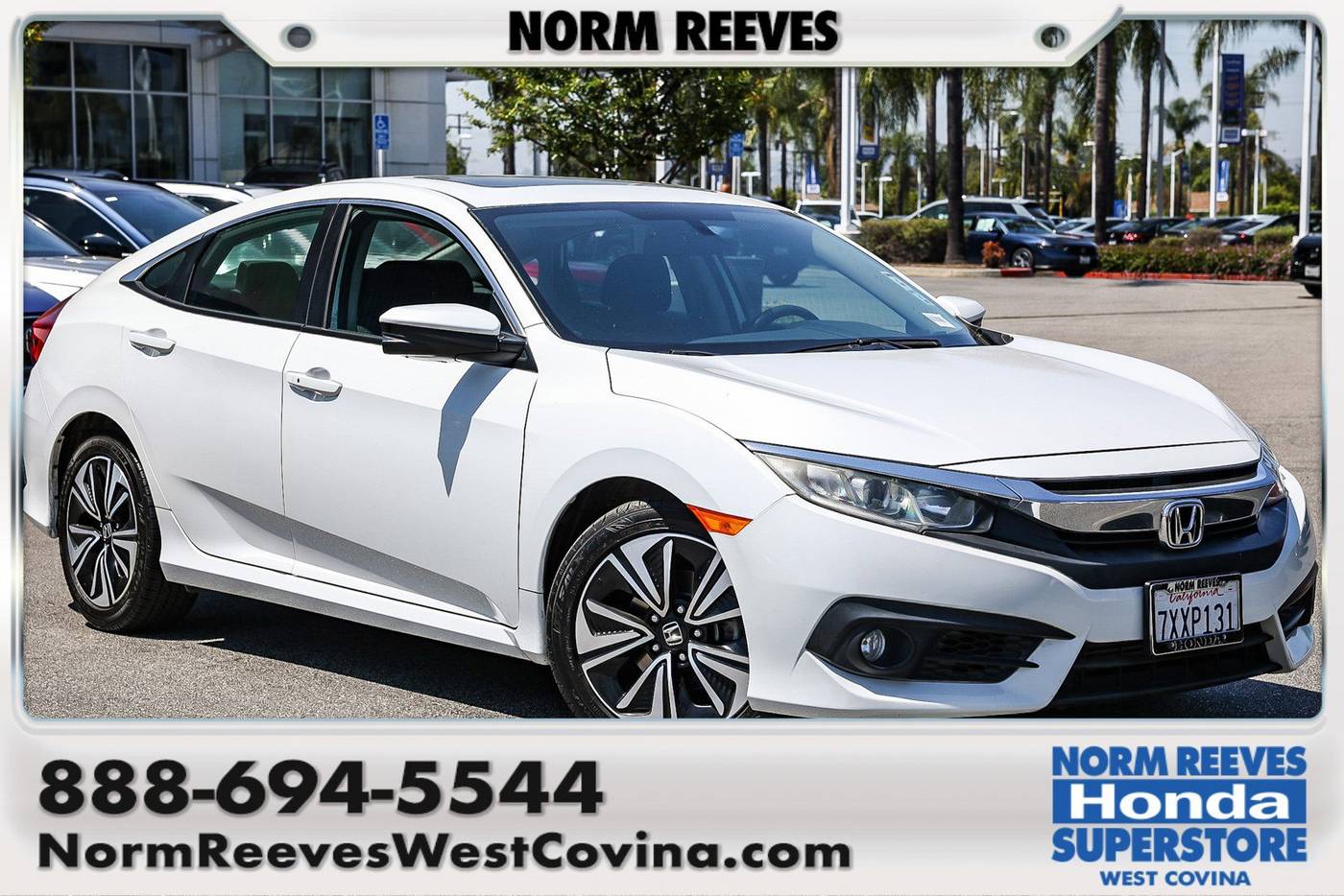 2017 Honda Civic EX-T — Sedan — 130,855 mi — West Covina, CA