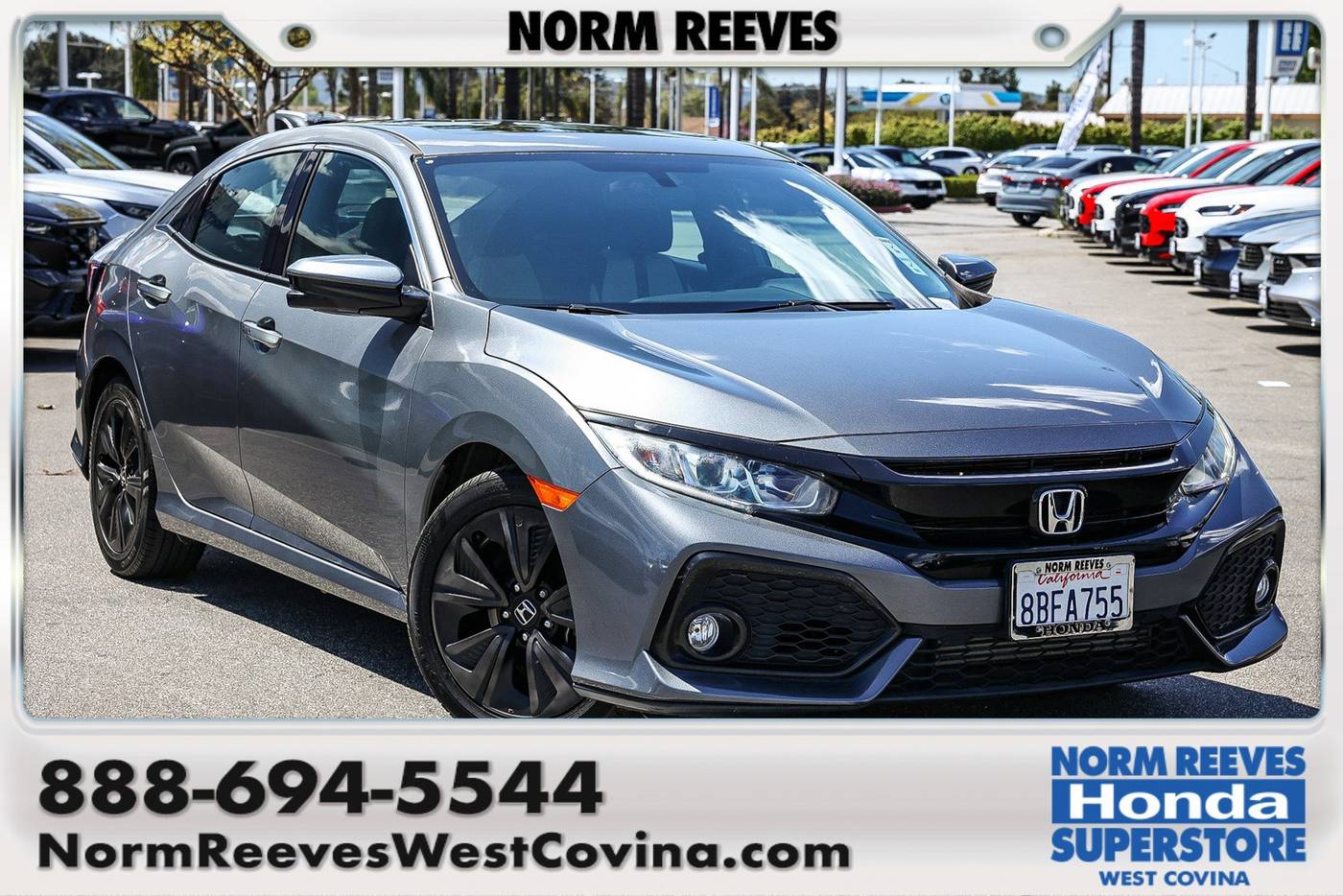2018 Honda Civic EX — Hatchback — 40,334 mi — West Covina, CA