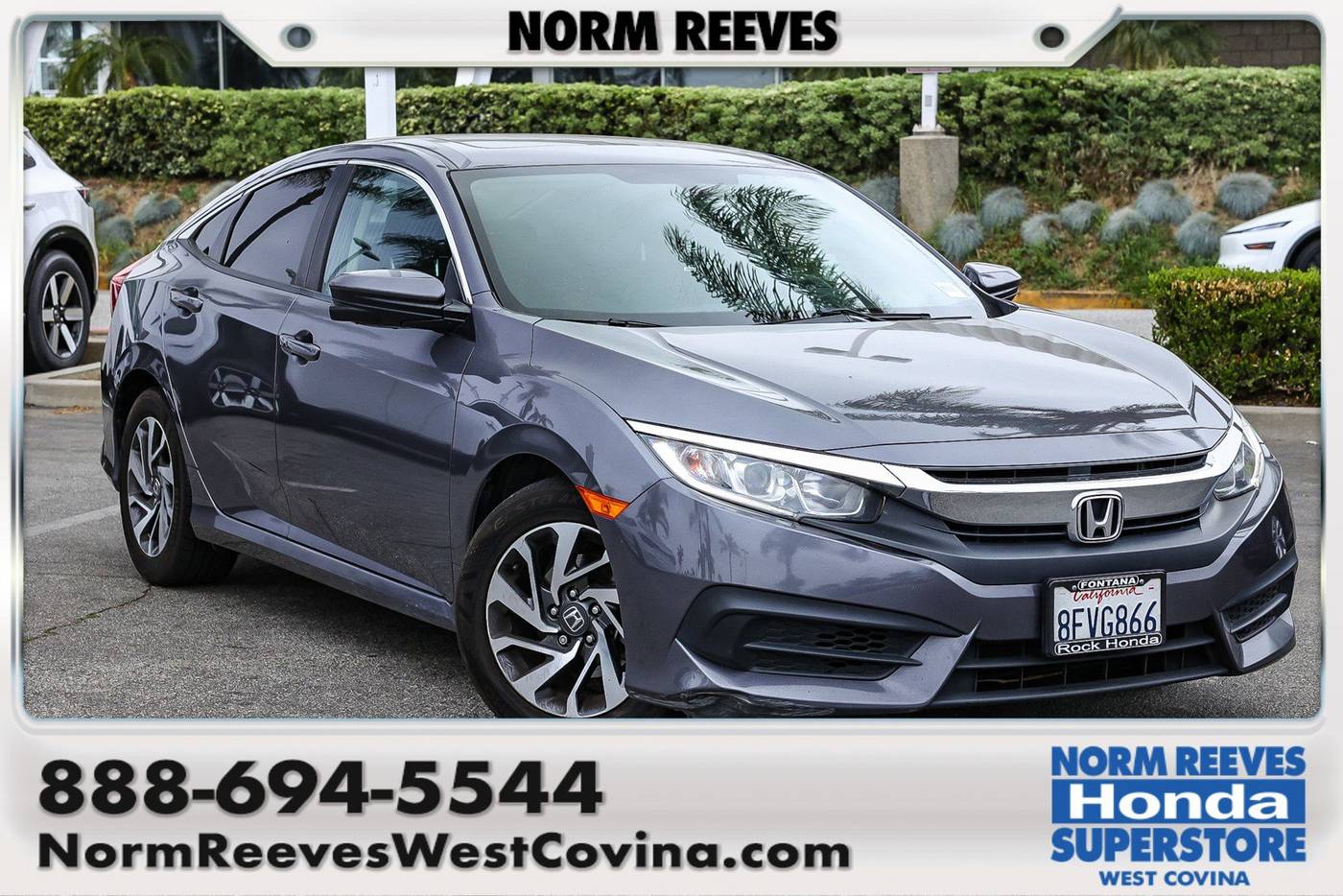 2018 Honda Civic EX — Sedan — 135,867 mi — West Covina, CA