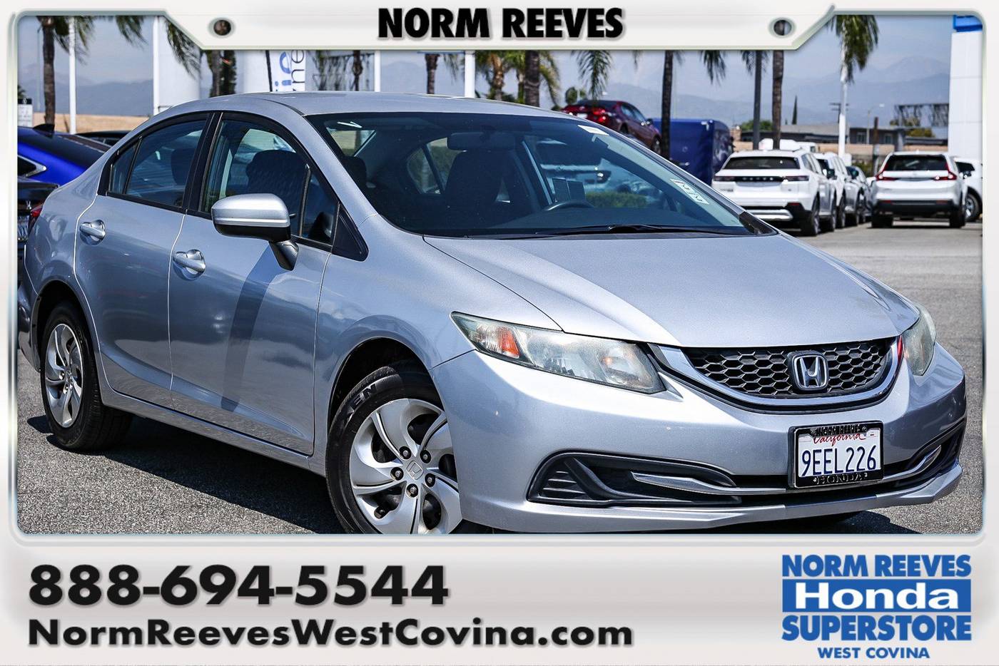 2015 Honda Civic LX — Sedan — 134,453 mi — West Covina, CA