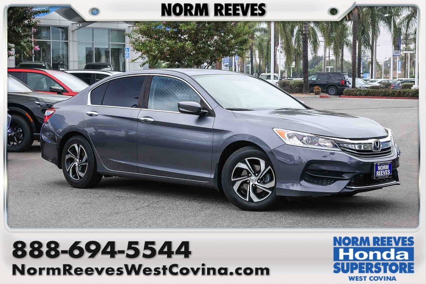2016 Honda Accord LX — Sedan — 58,420 mi — West Covina, CA