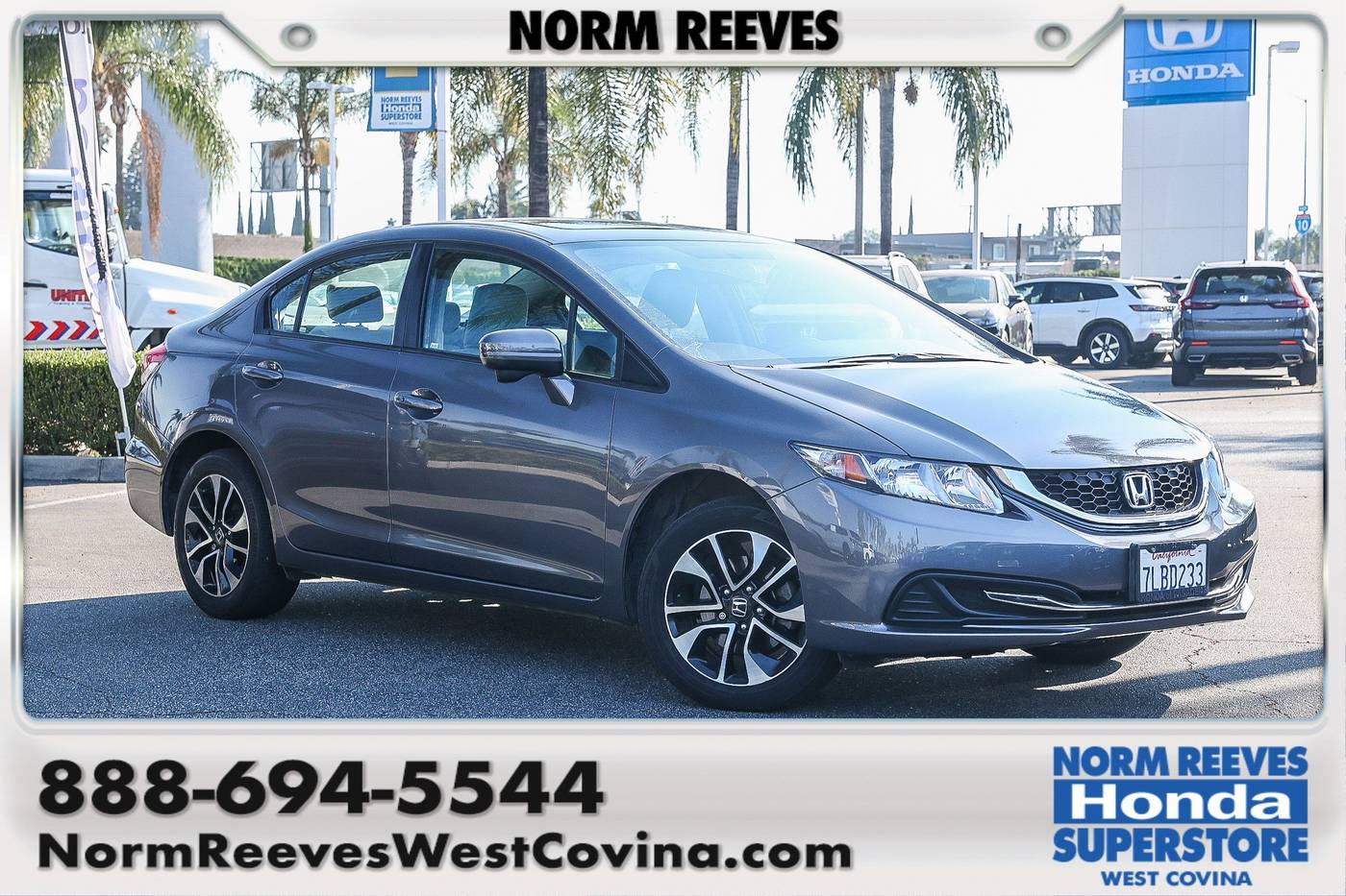 2015 Honda Civic EX — Sedan — 51,197 mi — West Covina, CA
