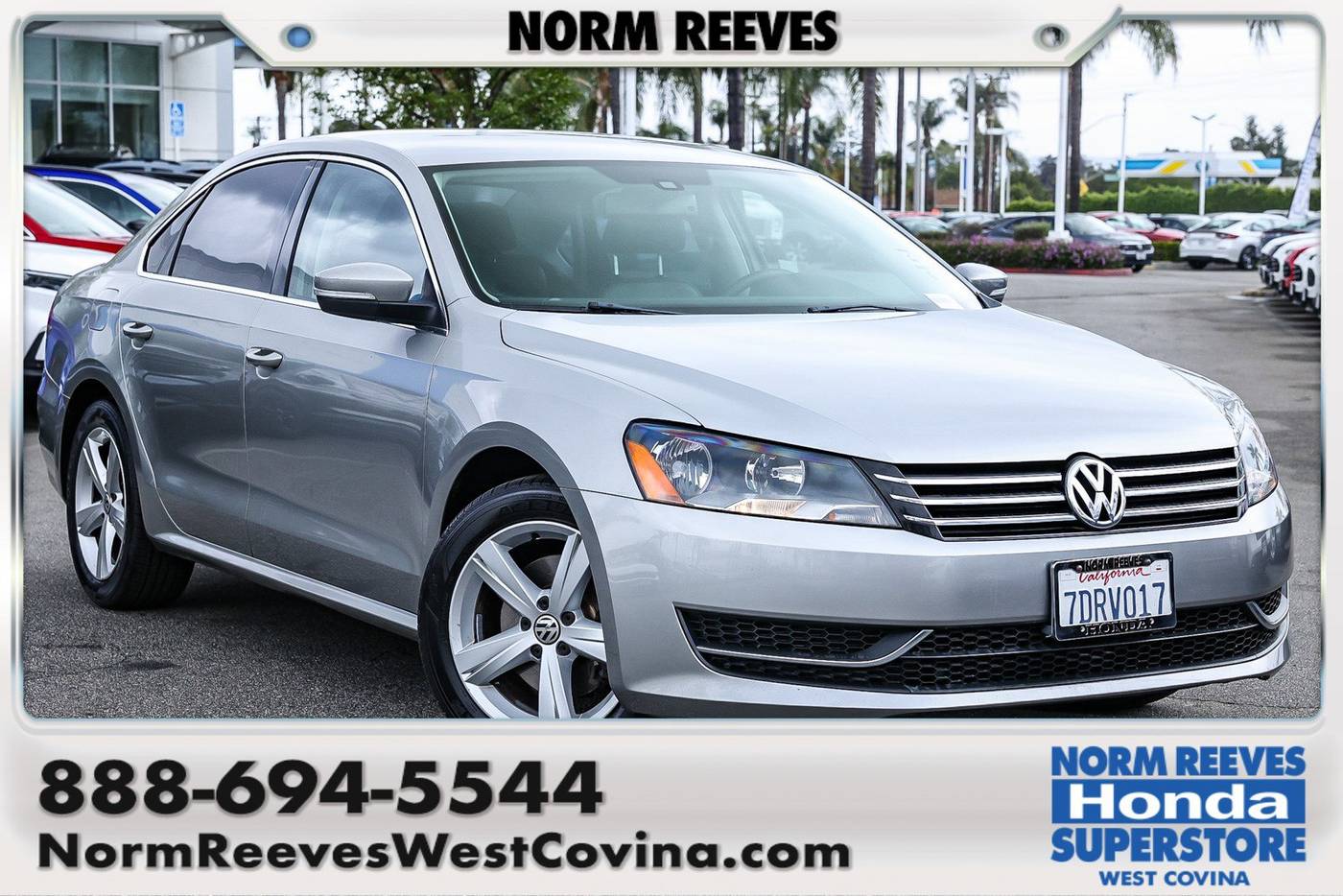 2013 Volkswagen Passat SE — Sedan — 76,684 mi — West Covina, CA