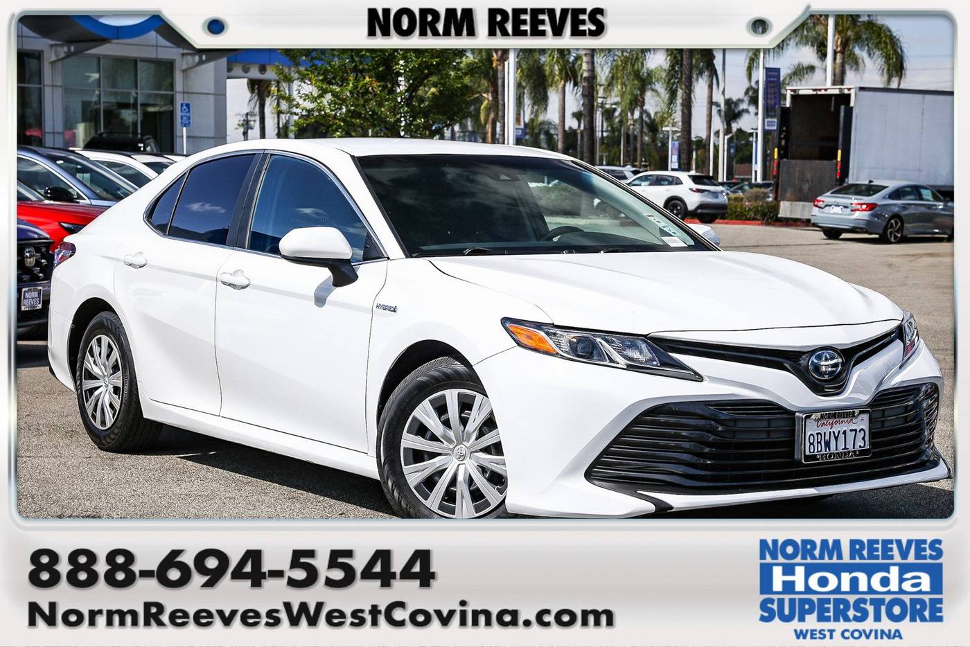 2018 Toyota Camry Hybrid LE — Sedan — 76,711 mi — West Covina, CA