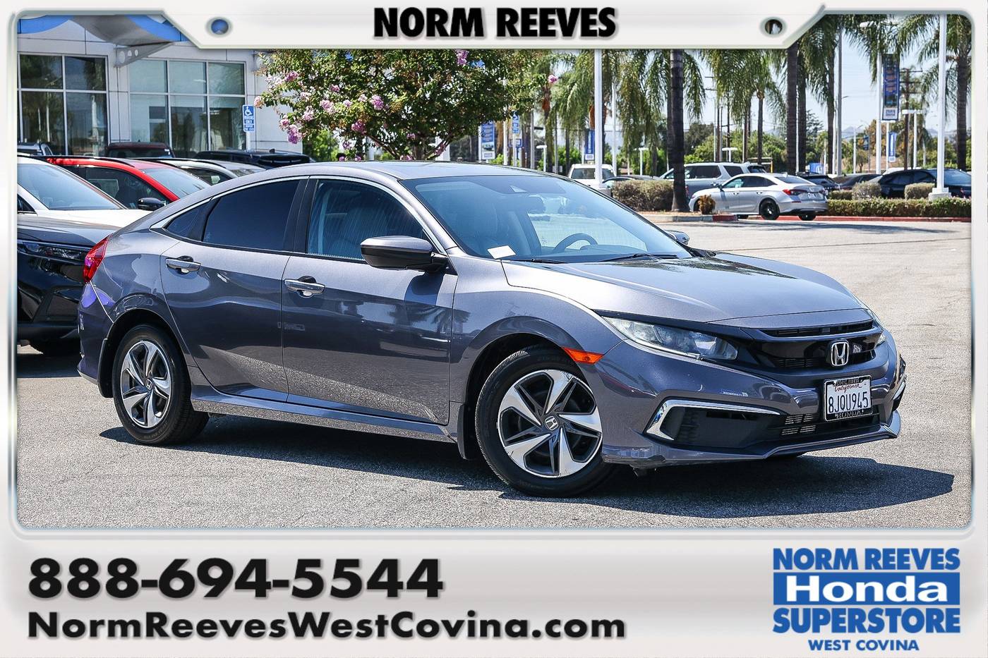 2019 Honda Civic LX — Sedan — 87,638 mi — West Covina, CA
