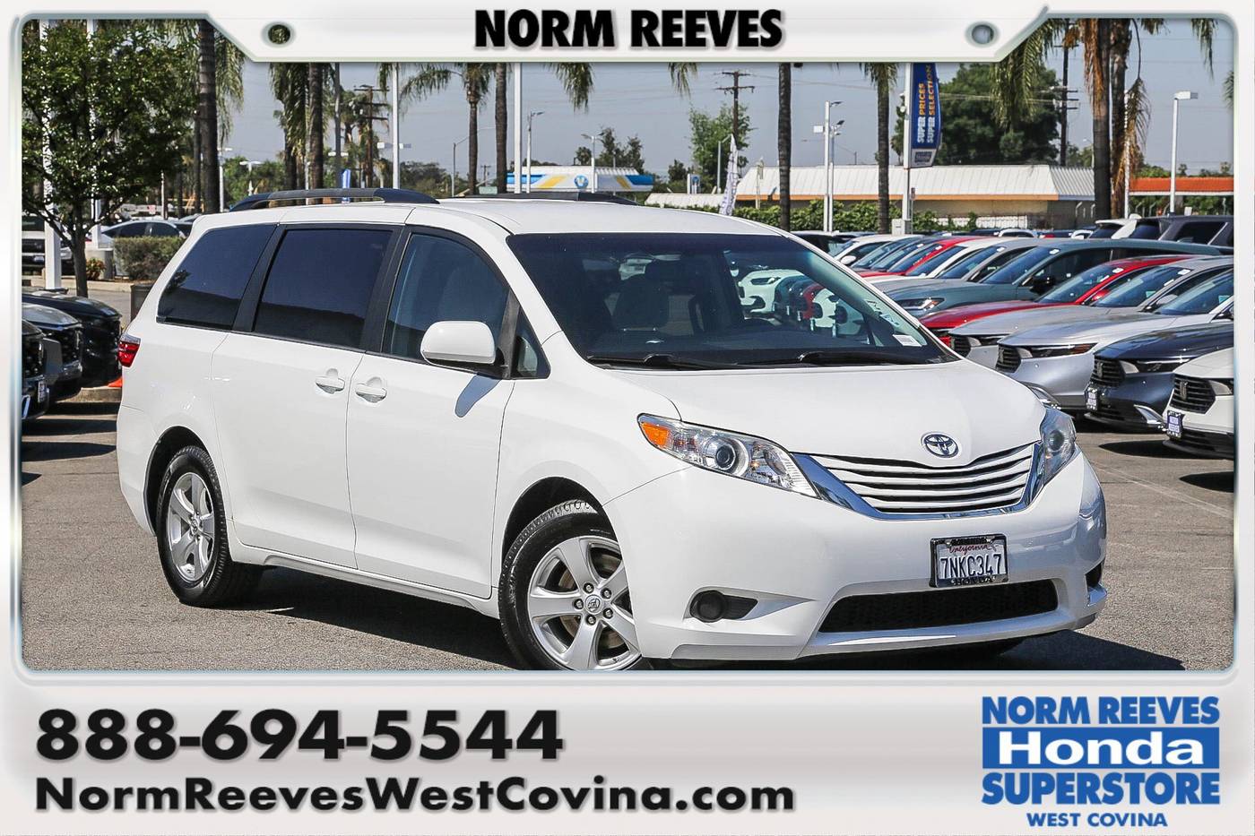 2015 Toyota Sienna LE — Minivan — 96,388 mi — West Covina, CA