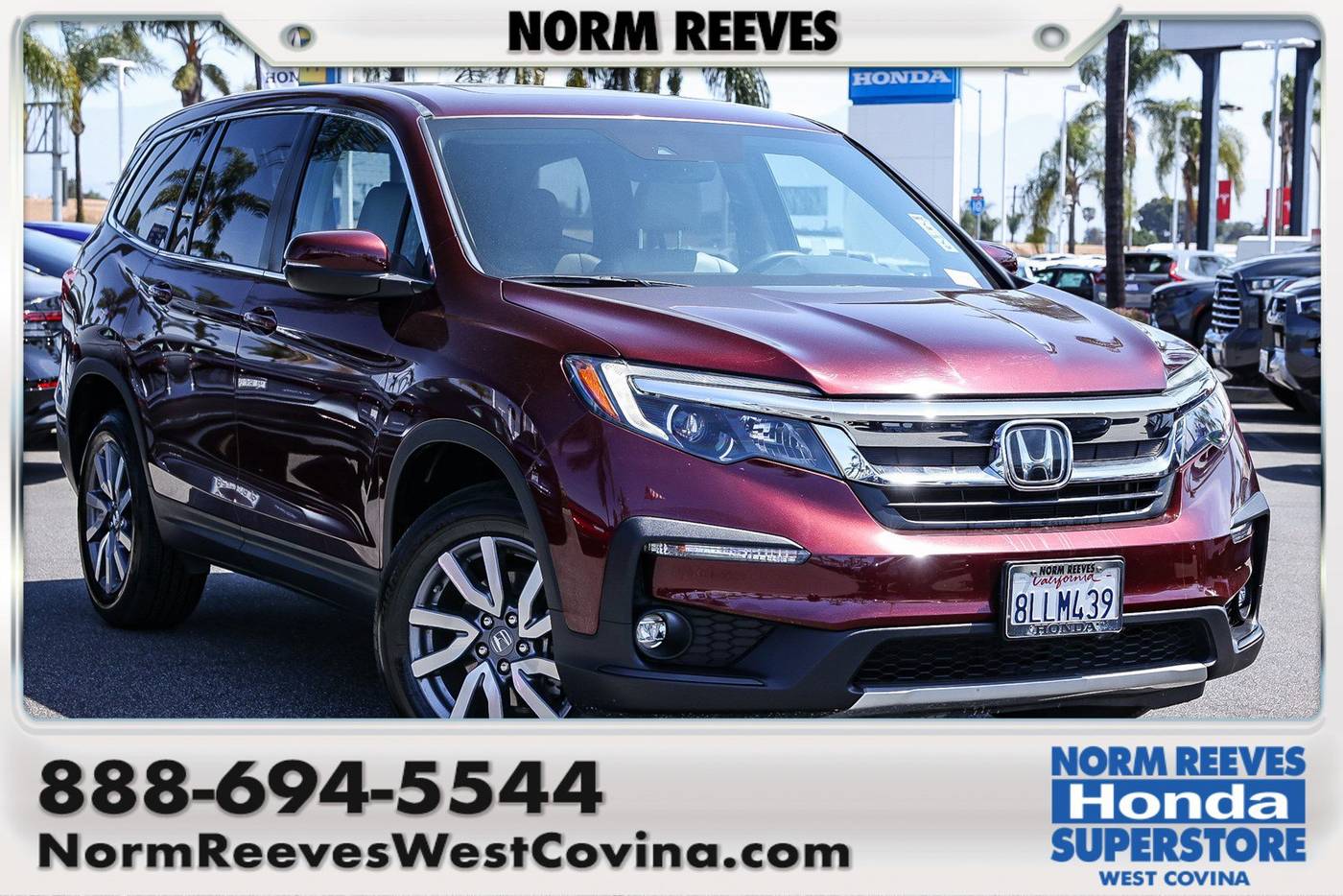 2019 Honda Pilot EX-L — SUV — 49,135 mi — West Covina, CA
