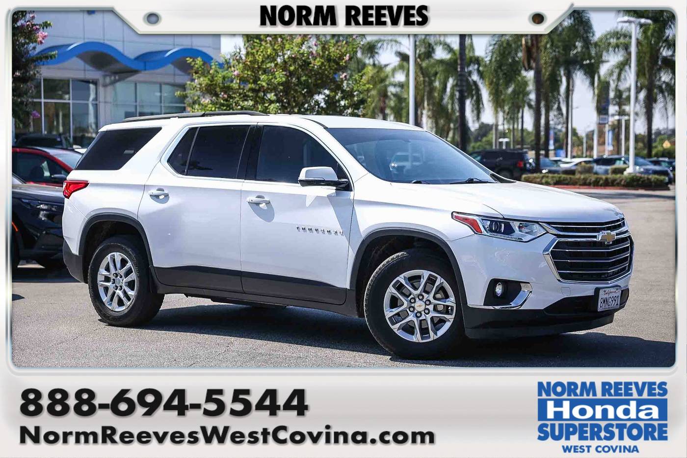 2020 Chevrolet Traverse LT Cloth — SUV — 51,010 mi — West Covina, CA