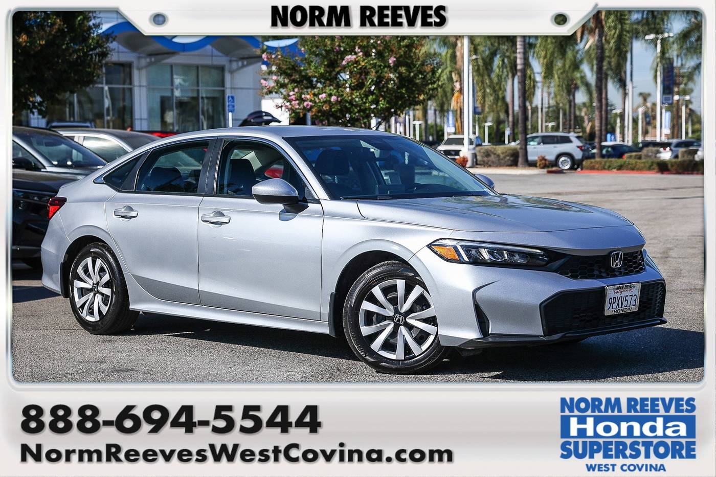 2025 Honda Civic LX — Sedan — 4,503 mi — West Covina, CA