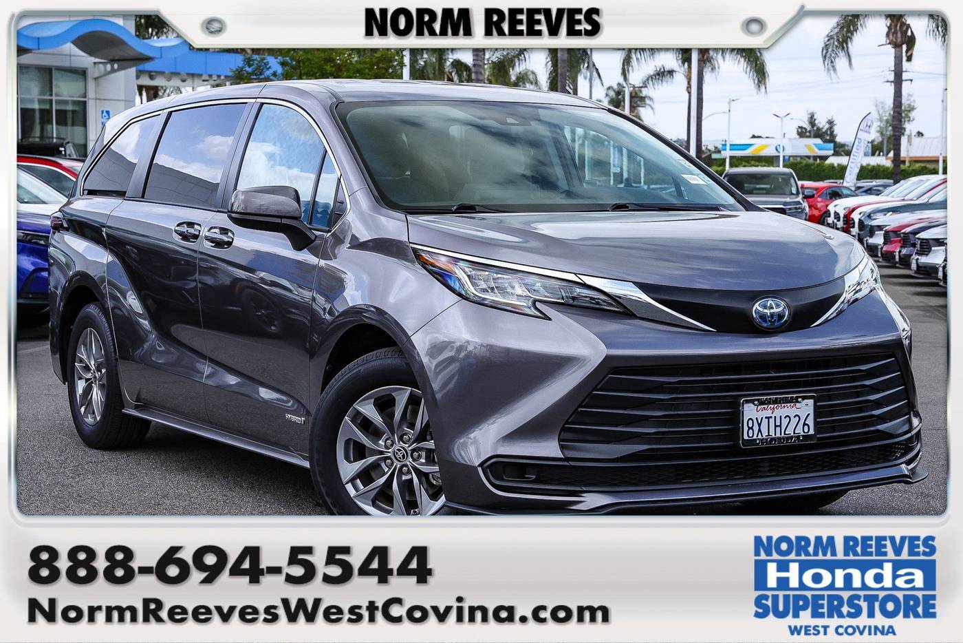 2021 Toyota Sienna LE — Minivan — 20,050 mi — West Covina, CA