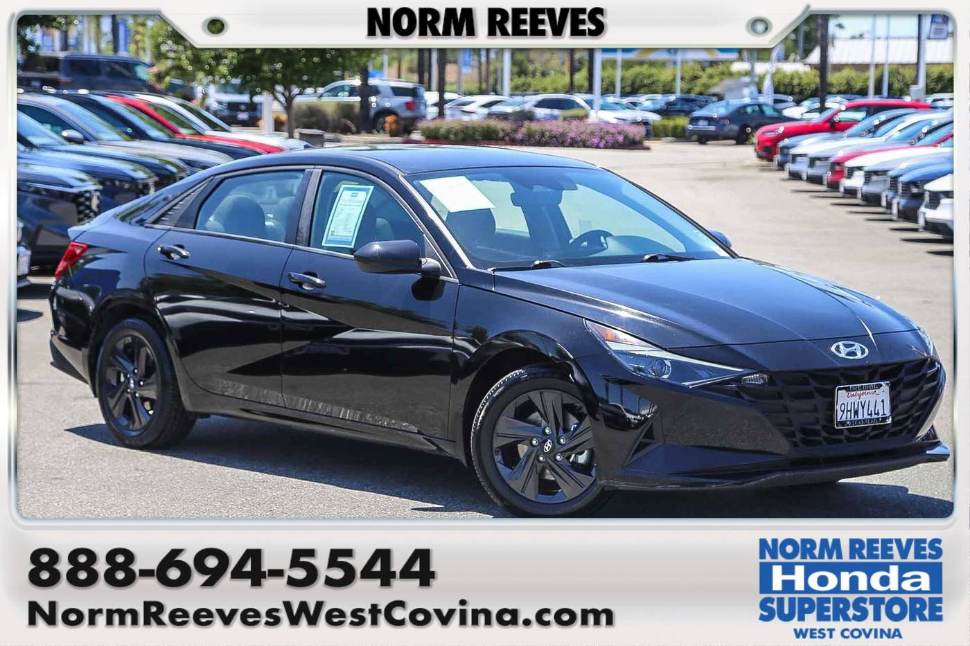 2023 Hyundai Elantra Hybrid Blue — Sedan — 99,505 mi — West Covina, CA