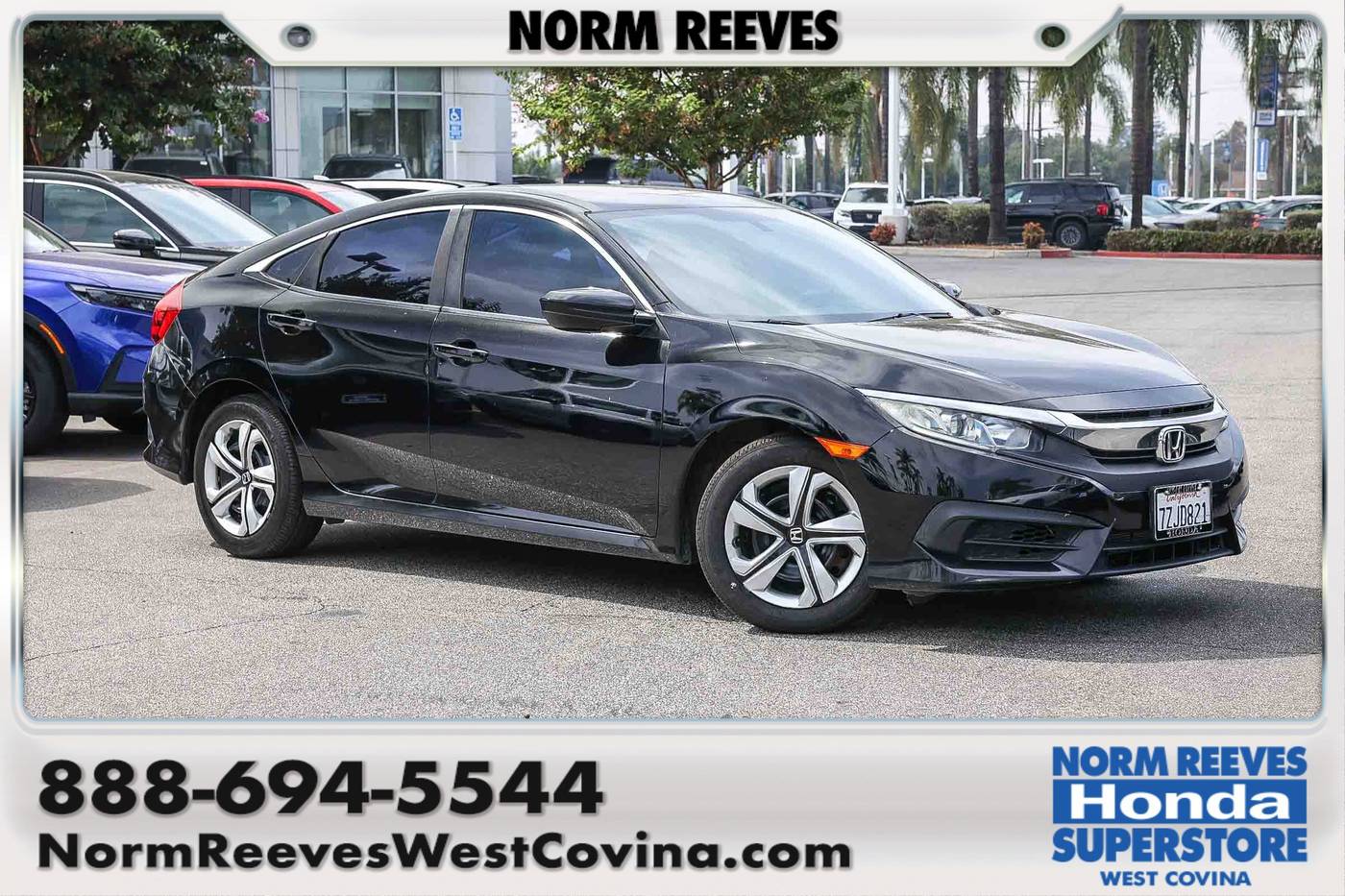 2017 Honda Civic LX — Sedan — 93,949 mi — West Covina, CA