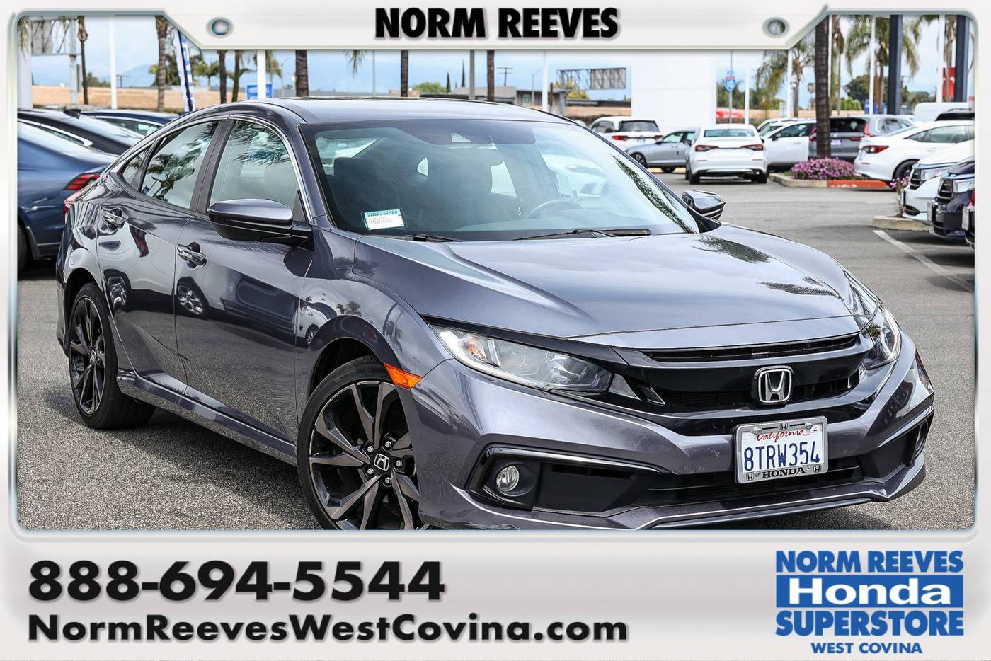 2020 Honda Civic Sport — Sedan — 41,598 mi — West Covina, CA