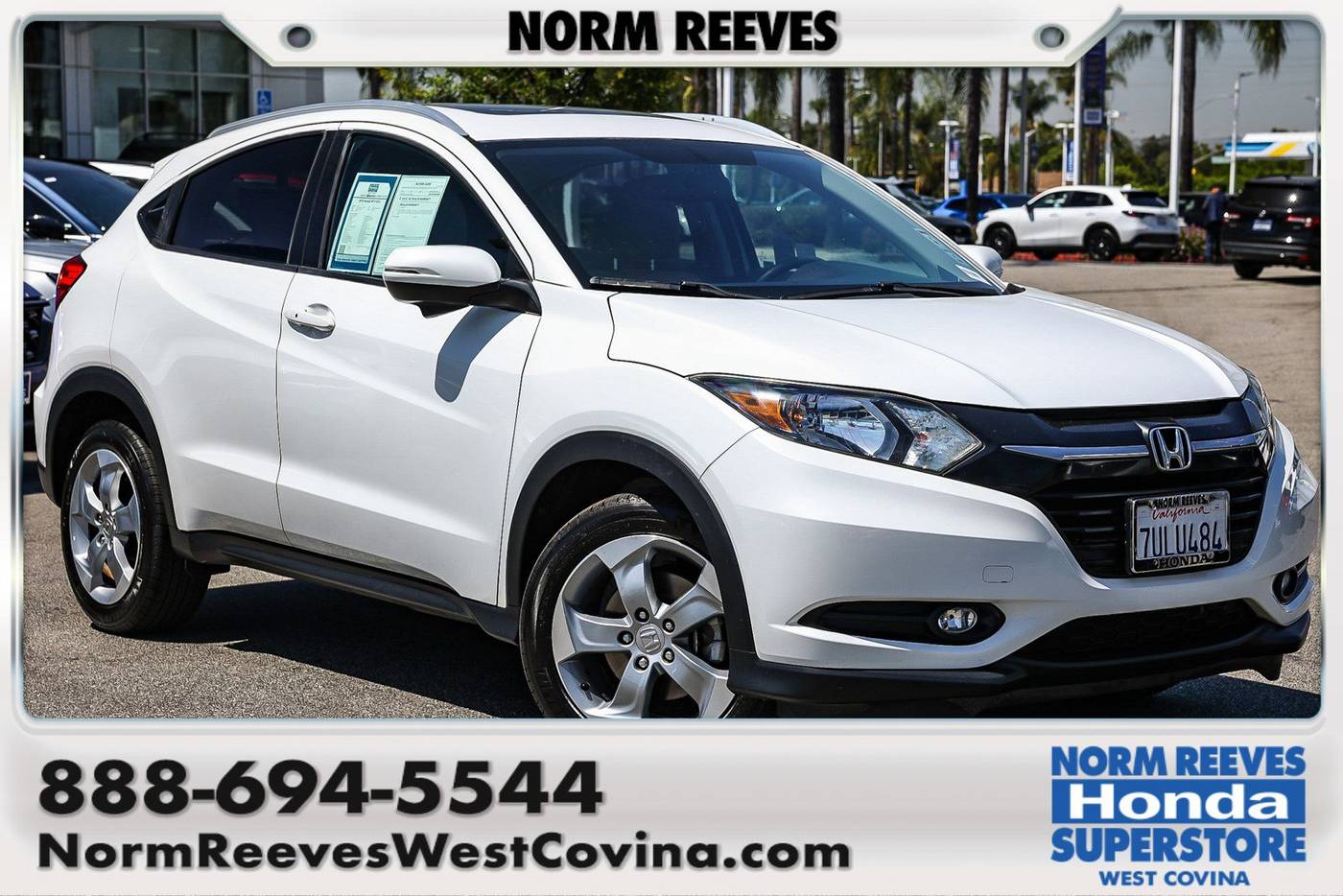 2016 Honda HR-V EX-L — SUV — 74,912 mi — West Covina, CA