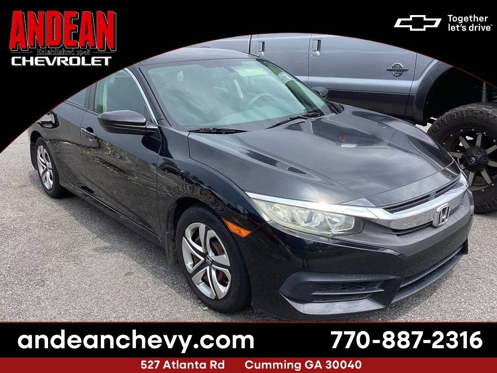 2016 Honda Civic LX — Sedan — 56,719 mi — Cumming, GA