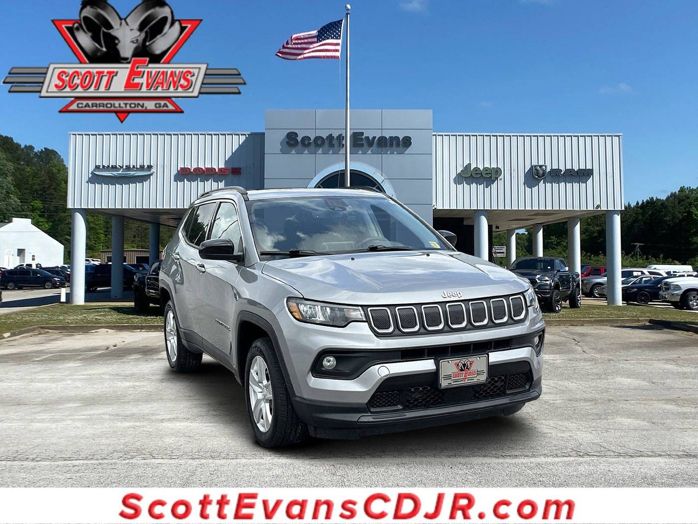 2022 Jeep Compass Latitude — SUV — 52,130 mi — Carrollton, GA